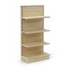 1:12 Scale Rack Dollhouse Accessories Book Shelf Miniature Furniture 4 Tier Bookcase Storage Shelf Shooting Props Desktop Decor (S) view 1