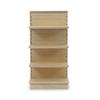 1:12 Scale Rack Dollhouse Accessories Book Shelf Miniature Furniture 4 Tier Bookcase Storage Shelf Shooting Props Desktop Decor (S) view 2