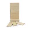1:12 Scale Rack Dollhouse Accessories Book Shelf Miniature Furniture 4 Tier Bookcase Storage Shelf Shooting Props Desktop Decor (S) view 3