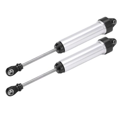 RC Shock Damper, 2PCS Metal without Spring Metal Shock Absorber for 1/7 Scale RC Cars Off-Road Racing and Hobbyist Upgrades(black)