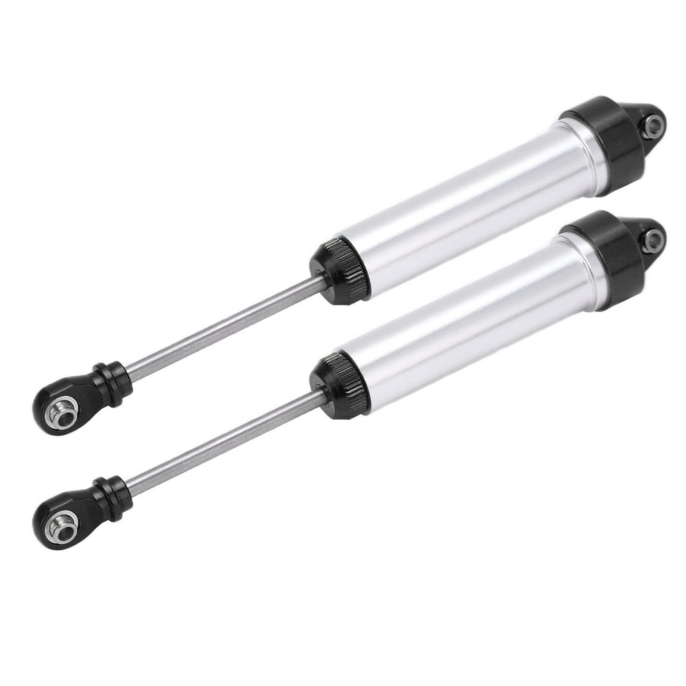 RC Shock Damper, 2PCS Metal without Spring Metal Shock Absorber for 1/7 Scale RC Cars Off-Road Racing and Hobbyist Upgrades(black)