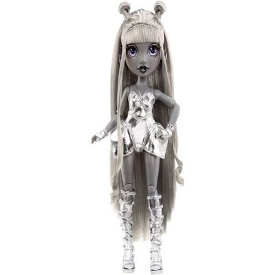 Rainbow High Shadow Series 1 Luna Madison- Grayscale Fashion Doll. 2 Metallic Grey Designer Outfits to Mix & Match, Great Gift for Kids 6-12 Years Old and Collectors