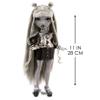 Rainbow High Shadow Series 1 Luna Madison- Grayscale Fashion Doll. 2 Metallic Grey Designer Outfits to Mix & Match, Great Gift for Kids 6-12 Years Old and Collectors view 3