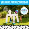 BigMouth Inc. Giant Inflatable Unicorn Ring Sprinkler, Fun Summer Backyard Water Games & Splash Toy for Kids, 6 Feet Tall view 2