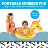 BigMouth Inc Small Lil Giraffe Baby Pool Float, Inflatable Water Float for Infants and Toddlers Ages 13, Easy to Inflate Beginner Swim Float for Pool Play, Summer Water Fun for Kids view 3