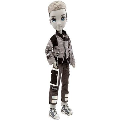 Rainbow High Shadow Series 1 Ash Silverstone- Greyscale Boy Fashion Doll. 2 Silver Designer Outfits to Mix & Match with Accessories, Great Gift, Multicolor, 583578EUC