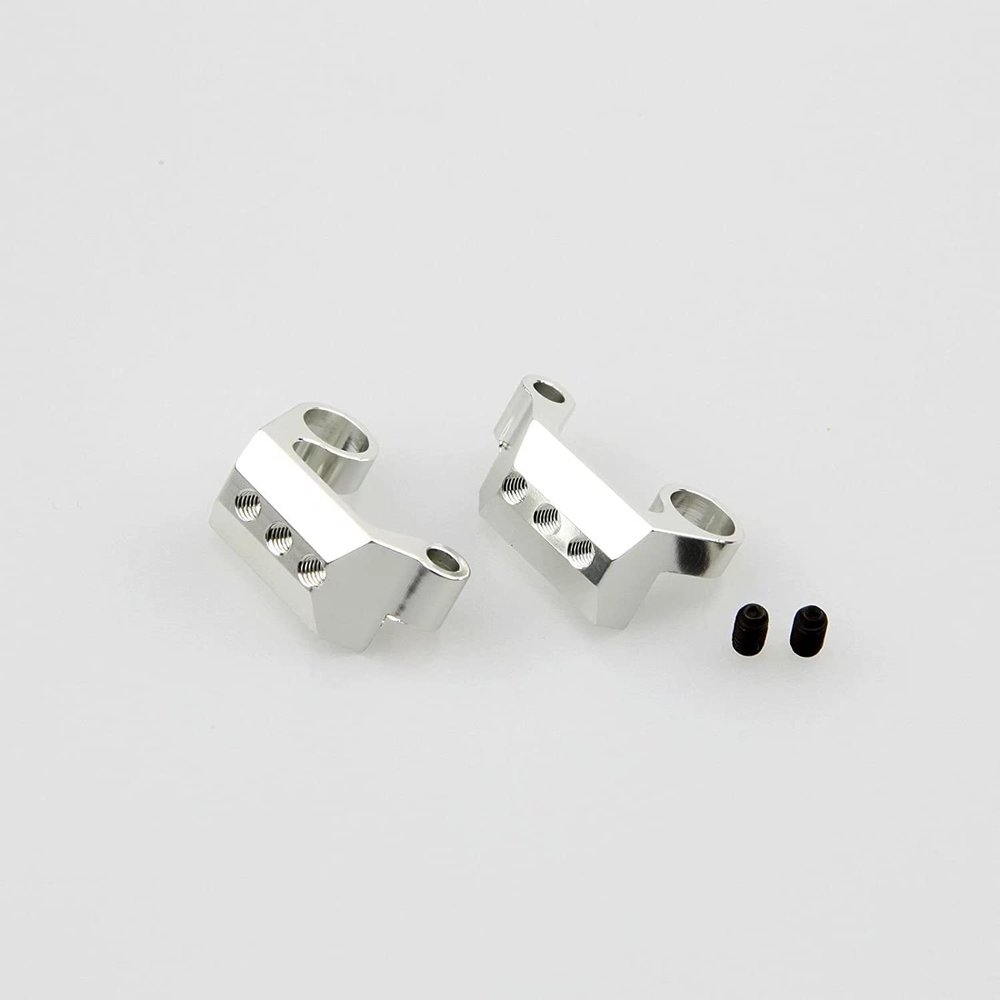 for 1/10 RC Yeti 90026/90056 Buggy Aluminum Rear Cage Mount-1PR Set Silver