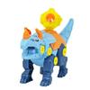 Kgler 90507 - DIY Robo-Dino in Egg Construction Kit, Dinosaur Triceratops Figure with Catapult and Suction Arrows for Building and Playing, Idea for Kids view 2