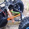 generic Parts GPM 1/10 Yeti 90026/90056 RC Buggy YT030-1PR Set Orange Aluminum Rear Cage Components view 2