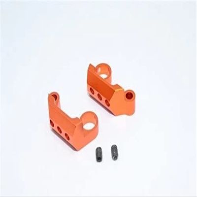 for 1/10 RC Yeti 90026/90056 Buggy Aluminum Rear Cage Mount-1PR Set Orange