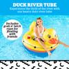 BigMouth Inc Heavy Duty Duck River Tube, Inflatable Float with Mesh Seat and Drink Holder, Grab Rope Raft for Floating Rivers and Summer Fun view 2