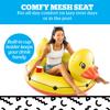 BigMouth Inc Heavy Duty Duck River Tube, Inflatable Float with Mesh Seat and Drink Holder, Grab Rope Raft for Floating Rivers and Summer Fun view 4