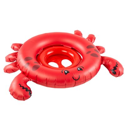 BigMouth Inc Lil Water Float - Pool Floaties for Infants Babies & Kids Ages 1-3, Perfect for Beginner Swimmers, Easy to Inflate and Durable - Crab