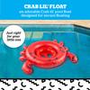 BigMouth Inc Lil Water Float - Pool Floaties for Infants Babies & Kids Ages 1-3, Perfect for Beginner Swimmers, Easy to Inflate and Durable - Crab view 2