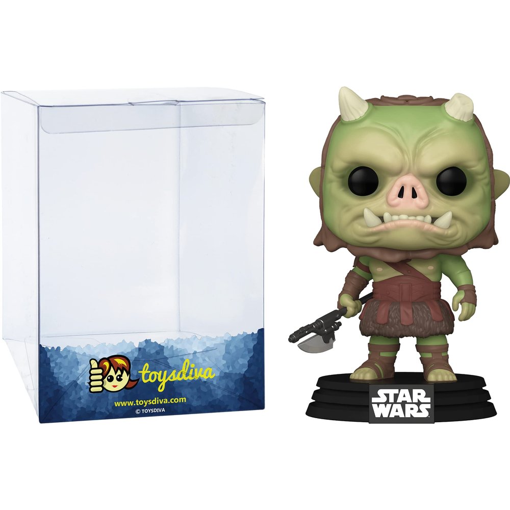 Gamorrean Fighter: Funko Pop! Vinyl Figurine Bundle with 1 Compatible 'ToysDiva' Graphic Protector (406-50964 - B)