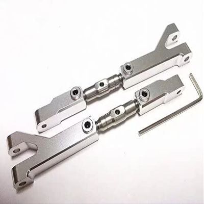 HPI#85066 85067 for HPI 1/8 Savage Flux X XL 4.6 5.9 Front/Rear Aluminum Adjustable Upper Arms-1PR Set Silver