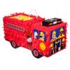 Boland 30966 - Pinata Fire Engine Car, Size 43 x 24 x 18 cm, Fire Truck, Fire Engine, Birthday, Decoration, Party Game, Gift view 1