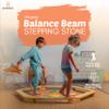 Avenlur Majesty Balance Beam for Kids - Toddler Stepping Stones and Connectors - Waldorf and Montessori Balance Board for Kids Ages 2 to 8 Years Old - Gymnastic Baby Obstacle Course view 2
