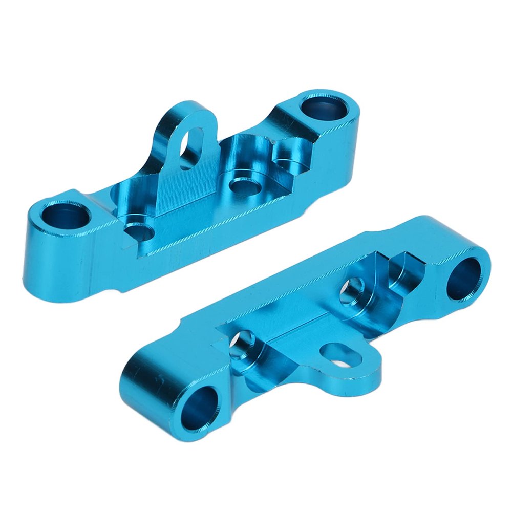 Lower Suspension Arm Mount, 2Pcs Aluminum Alloy 1/10 RC Car Upgrade Parts Compatible for TT02