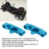 Lower Suspension Arm Mount, 2Pcs Aluminum Alloy 1/10 RC Car Upgrade Parts Compatible for TT02 view 4