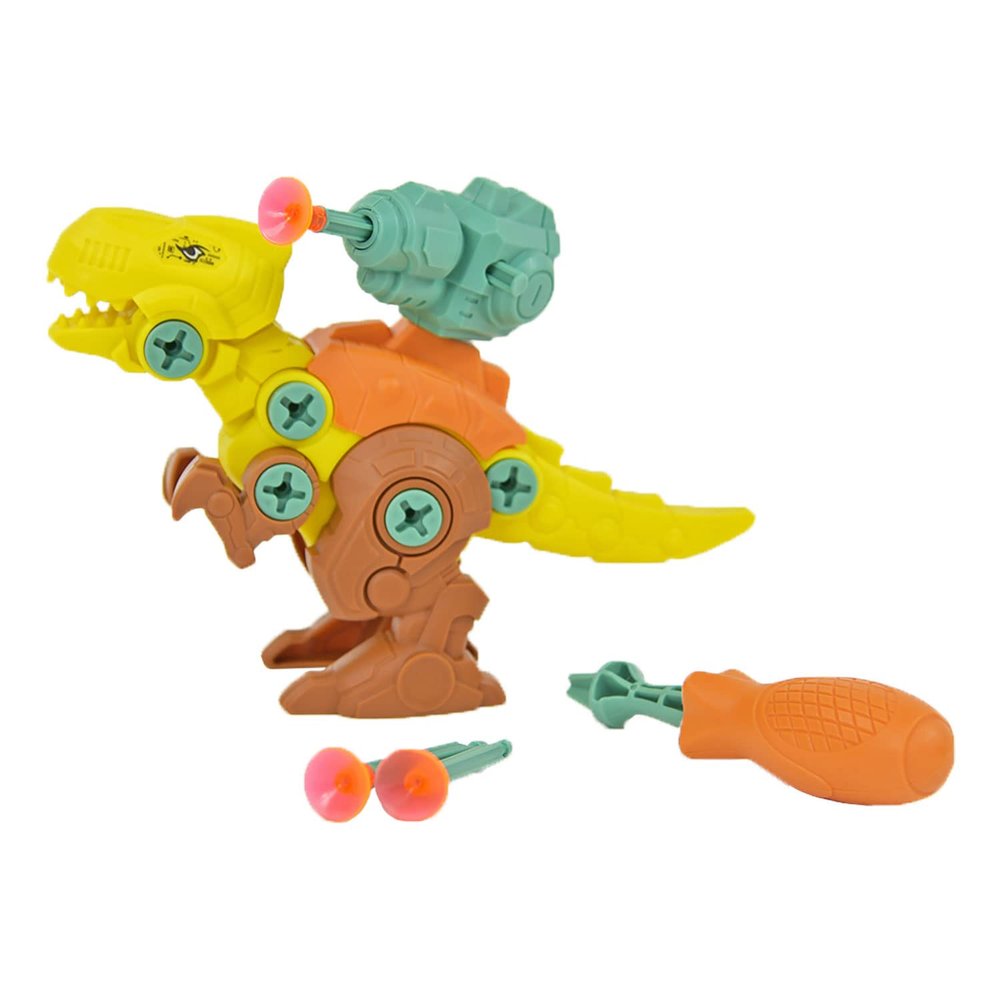Kgler 90506  DIY Robo-Dino Egg Building Kit, T-Rex Dinosaur Figure with Catapult and Suction Arrows for Building and Playing, Idea for Kids from