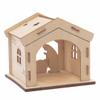 Baker Ross FC206 Nativity Stable Wooden Model Kit - Pack of 3, Tealight Holder to Decorate and Display, Wooden Crafts for Children, Ideal Christmas Arts and Crafts Project view 3