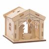 Baker Ross FC206 Nativity Stable Wooden Model Kit - Pack of 3, Tealight Holder to Decorate and Display, Wooden Crafts for Children, Ideal Christmas Arts and Crafts Project view 4