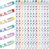 Chinco 36 Pieces Paw Print Pencils Dog Paw Wooden Writing Novelty Pencils with Erasers for Kids Doggy Party Favors Welcome Back to School Party Supplies, 6 Colors view 1