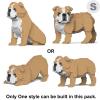 JEKCA English Bulldog 4-in-1 Pack 01S-M03 | Dog Plastic Building Blocks | Age 14+ view 2