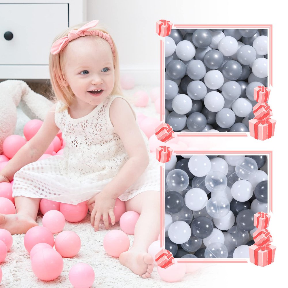 GOGOSO 200 PCS Ball Pit Ball Gary for Kids Gifts