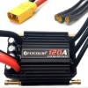 FLYCOLOR 120A Waterproof Brushless ESC Electronic Speed Controller with 5.5V/5A BEC and XT90 4.0mm Banana Head Connector for Model Ship RC Boat view 1