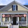 60th Birthday Decorations Yard Banner for Women, 60 Year Old Rose Gold Happy Birthday Decorations Signs, 60th Birthday Party Decoration Backdrop Supplies, Extra-Long 13ft x 1.6ft Indoor Outdoor PHXEY view 4