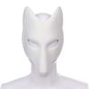 LUOZZY 3Pcs Halloween Fox Mask Blank White Mask DIY Mask Unpainted Mask Craft for Cosplay Masquerade Parties Costume Accessory view 2