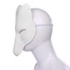 LUOZZY 3Pcs Halloween Fox Mask Blank White Mask DIY Mask Unpainted Mask Craft for Cosplay Masquerade Parties Costume Accessory view 3