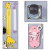MIA Montessori Busy Board Sensory Activity Board Grey Wooden Animals 30 cm view 3