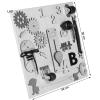 MIA Montessori Busy Board Sensory Activity Board Grey Wooden Transport 30 cm view 4