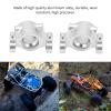 Dilwe Front C Hub Carrier, CNC Aluminium Alloy Front C Hub Carrier Set RC Car Accessories Fit for Axial RBX10 Ryft 1/10 RC Car(Silver) view 4