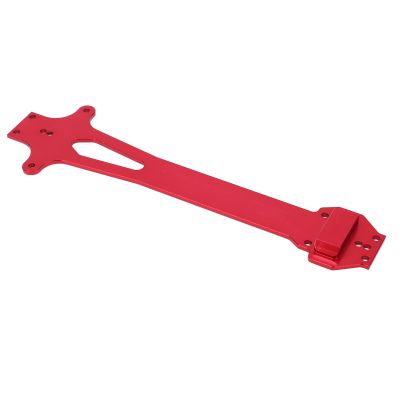 Dilwe RC Second Floor Board,High Strength Aluminum Alloy RC Car Second Floor Board Upgrade Parts for 144001 124018 124019 1/14 Car(red)