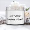Sarcastic Juggling Candle, Eat. Sleep. Juggling. Repeat, Gifts For Friends, Present From, For Juggling view 1