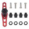 ShareGoo 17mm Wheel Hex Wrench & 12mm to 17mm Wheel Hex Drive Hub Adapter 15mm Offset Extension Compatible with Tamiya Axial RC4WD Traxxas Redcat 1/10 RC Car Buggy Truck (Black) view 3