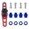 ShareGoo 17mm Wheel Hex Wrench & 12mm to 17mm Wheel Hex Drive Hub Adapter 15mm Offset Extension Compatible with Tamiya Axial RC4WD Traxxas Redcat 1/10 RC Car Buggy Truck (Blue) view 3
