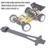Dilwe RC Second Floor Board,High Strength Aluminum Alloy RC Car Second Floor Board Upgrade Parts for 144001 124018 124019 1/14 RC Car() view 3