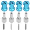 4PCS ShareGoo 12mm Wheel Hex Hub with 20mm Offset Compatible with 1/10 Traxxas Rustler Axial SCX10 Wraith 90046 RC4WD D90 Tamiya CC01 1/10 RC Crawler Car view 1
