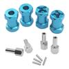 4PCS ShareGoo 12mm Wheel Hex Hub with 20mm Offset Compatible with 1/10 Traxxas Rustler Axial SCX10 Wraith 90046 RC4WD D90 Tamiya CC01 1/10 RC Crawler Car view 2
