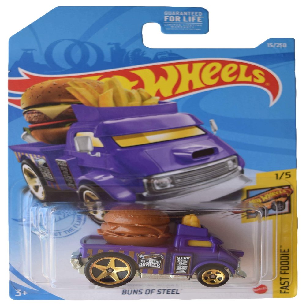 Hot Wheels Buns of Steel, [Purple] 15/250 Fast Foodie 1/5