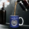 Ner Mitzvah Spinning Hanukkah Dreidel Mug - Happy Hanukkah Decorations - Blue & White Hanukkah Party Favors Idea view 4