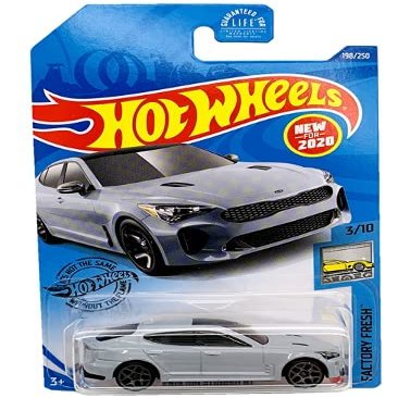 Hot Wheels 2019 Stinger GT, [Gray] 198/250 - Factory Fresh 3/10