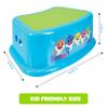 PinkFong Baby Shark Bathroom Step Stool for Kids Using The Toilet and Sink - Kids Step Stool, Potty Training, Non-Slip, Bathroom, Kitchen, Lightweight view 2