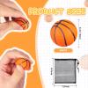 Civaner 40 Pcs Mini Basketball Party Favors Tiny Basketball Small Foam Ball Relieve Stress Ball with Drawstring Mesh Bag for Beach Pool Sports Game Party(1.18 Inch) view 2