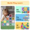 PicassoTiles 40pcs Magnetic Tiles Clip-in Window and Door Expansion Set, Magnetic Block Add-ons, Magnet Building Construction Toys, STEM Education Learning Block for Toddler Boys and Girls 3+ PTW40 view 4